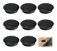 COYUN 6 Pezzi Passacavi Scrivania, 60 mm Tappi per Fori a Filo Elettrici, Passacavo per Scrivania, Passacavi Rotondo per Fili Computer, Mouse, TV, Telefono, per Fili da Scrivania Computer da Ufficio