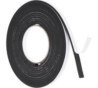 COYUN Guarnizione Paraspifferi Finestre E Porte 2x15 mm, Alta Densità Neoprene Adesivo Isolamento Nastro Sigillante Per Anti Freddo, Rumore E Collisione, Schiuma Nastro Paraspifferi Porta