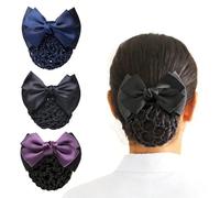 COYUN Retina per Capelli,3 Pcs Retina per Chignon Bambina, Retine per Capelli per Acconciature, Retine per Capellis Annodate, per Chignon, Fasce per Capellis