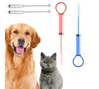 COYUN Sparapillole per Gatti,2 Pezzi Spara Pillole Gatto, Lanciatore di Pillole con 2 Siringhe per Animali Domestici e 4 Punte Morbide, Distributore di Medicinali per Animali Domestici