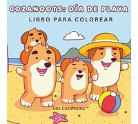 CozaNoots: Día de Playa: Libro para colorear fácil y divertido para niños