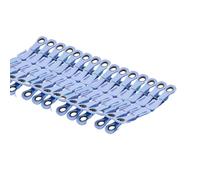 Cozary 30 Pezzi Mollette per Bucato con Gancio, Plastica Clothes Pegs Stabile con Fori Rotondi, Molletta Antisegno per Biancheria Intima Pantaloni T Shirts Calze Giocattoli di Peluche