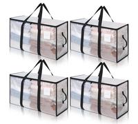 Cozary 94L Borsa Portaoggetti Grande, 4 Pezzi Impermeabile Borse Trasloco per Ve