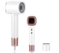 Cozary Asciugacapelli, 1600 Phon Capelli Professionale, 200 Milioni Asciugacapelli Ionico, 59 dB Phon Silenzioso per Casa e Viaggi, 3 Temperatura, 2 Velocità