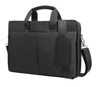 Cozary Borsa Porta PC 15, 15,6 e 16 Pollici, Porta PC Portatile, Custodia Computer Portatile, Impermeabile Borsa Messenger con Tracolla per Affari, Viaggi, Lavoro, Nera