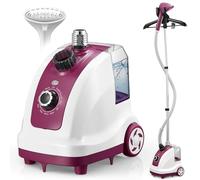 Cozary Ferro da Stiro Verticale Professionale, 1950 W Stiratore Verticale a Vapore, Stirella Verticale con Serbatoio dell'acqua 1.35L, 11 Funzioni di Vapore Stiratore