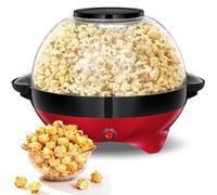 Cozary Macchina Popcorn, Macchina Pop Corn da 5 Litri per la Casa, con Rivestimento Antiaderente e Superficie Riscaldante Rimovibile, Macchina per Pop Corn Silenziosa e Veloce Per Zucchero e Olio
