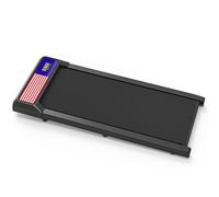 Cozary Tapis Roulant Elettrico con 5% Inclinazione, 4 in 1 Salvaspazio-Treadmill, 8km/h Walking Pad, Motore 2.5HP Potente, App e Telecomando, Display LED, Tapis Roulant Sotto Scrivania