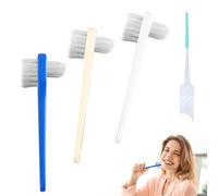 COZERI 3 spazzole dentate e 20 pezzi in gomma Soft Picks, pulizia professionale dei denti per protesi e spazio interdentale, con spazzola per protesi e spazzole interdentali per una cura completa