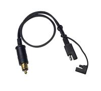 COZERI Spina DIN Hella Powerlet su adattatore SAE, 12 V-24 V, cavo di prolunga per accendisigari con tappo antipolvere, chiusura rapida, per BMW moto, camion e altri veicoli