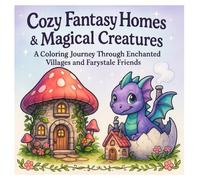 COZEY FANTASY HOME & MAGICAL CREATURES: A COLORING JOURNEY THROUGH ENCHANTED VILLAGES AND FARYSTALE FRIENDS
