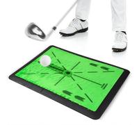 COZHYESS Tappetino da golf, sostituibile, con base in gomma antiscivolo, portatile, per l'analisi dei percorsi di oscillazione, per interni ed esterni, per principianti di golf, adulti e bambini