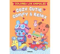 Cozie, cutie, comfy & relax. Colorea los animales