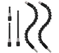 Cozihom Set di estensione per punte da trapano da 1/4", 2 pezzi albero di prolunga flessibile per punte da trapano, 3 pezzi porta punte per cacciavite magnetico a cambio rapido