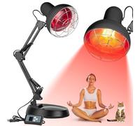 Cozion Lampada Infrarossi 100 Watt, Riscaldante per Alleviare i Dolori, Termica con Timer per Uso Domestico