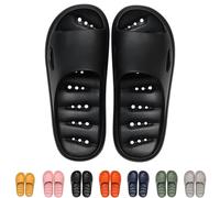 Cozislides Original Slippers - Ciabatte da uomo da donna, 100% EVA, super morbide, antiscivolo, Airfloppy Slipper Cloudyzz, pantofole estive antiscivolo, Nero , 40 EU