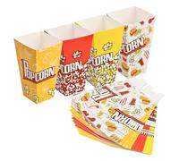 Cozlly 20 Pezzi Scatole per Popcorn, Porta Pop Corn Grandi, Contenitori Pop Corn Carta, Ciotola Pop Corn Riutilizzabile, Sacchetti di Caramelle per Spuntini, Festa, Compleanno, Serate al Cinema