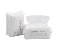 Cozlly 200pez Asciugamano Usa e Getta, Salviette Asciutte Cotone Monouso, 100% Cotone, Asciugamani per Pelli Sensibili, Rimozione del Trucco, Pulizia