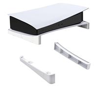Cozlly Supporto Orizzontale per PS5 Console, Compatibile con PS5 DE/UHD, Base per Disc e Digital Edition con Mads Antiscivolo, Bianco