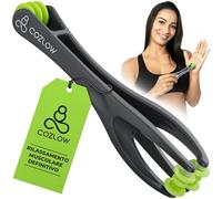 Cozlow Massaggiatore per mani e dita, Rullo massaggiante su entrambi i lati per terapia dell'artrite e del tunnel carpale, Massaggiatore del punto di pressione per alleviare il dolore alle dita