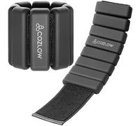 Cozlow - Pesi per caviglie e polsi - per uomo e donna - 1 paio, vari colori - Cinghie da allenamento regolabili in silicone per yoga, danza, corsa e palestra