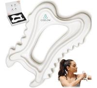 COZLOW Strumento di massaggio Gua Sha in ceramica per viso e corpo, strumento di raschiatura muscolare di alta qualità per drenaggio linfatico e massaggio fasciale, massaggiatore per punti trigger per