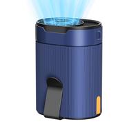 COZOME Ventola ricaricabile in vita, ventole portatili con durata della batteria 25H, ventilatore regolabile a 4 velocità, ventilatore turbo personale a doppia clip 6600 giri/min, ventilatore da collo