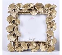 Cozomiz Stile Barocco retrò Cornice Vintage per Foto Rustico Portafoto da Tavolo Regalo per Matrimonio Genitori Amici Home Decor Cornice per Camera da Letto 10x7.6cm Oro