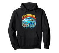 Cozumel Messico Caraibi Snorkeling Diving Travel Design Felpa con Cappuccio
