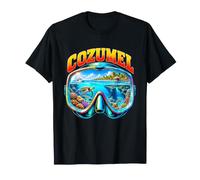 Cozumel Messico Caraibi Snorkeling Diving Travel Design Maglietta