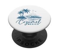 Cozumel Messico Isola dei Caraibi Viaggio di vacanza PopSockets PopGrip Adesivo