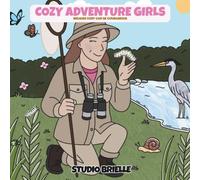 Cozy Adventure Girls: Bold Lined Coloring Book For Adults and Teens Featuring Thrilling and Wholesome Moments