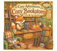 Cozy Adventures: Cozy Bookstores: A Cute Animated Coloring Book for Teens & Adults Featuring Charming Bookshops, Cozy Reading Nooks, Magical Libraries, Adorable Animals & Bookish Adventures