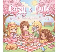 Cozy and Cute Coloring Book: A Relaxing and Sweet Collection of Simple Designs Featuring Cozy Moments, Fall Vibes, and Stress-Free Fun