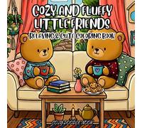 Cozy And Fluffy Little Friends: Relaxing & Cute Coloring Book