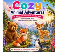 Cozy Animal Adventures: A Bilingual English-Polish Coloring Book