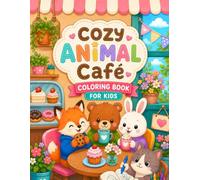Cozy Animal Café - Coloring Book