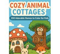 Cozy Animal Cottages - 150 Adorable Homes to Color for Kids