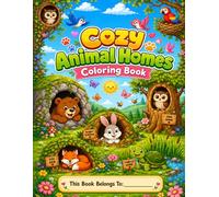 Cozy Animal Homes Coloring Book