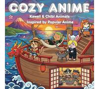 Cozy Anime Coloring Book: Kawaii & Chibi Animals Inspired by Anime - Relaxing Cute Designs for All Ages