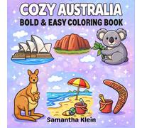 Cozy Australia Bold & Easy Coloring Book for Kids and Adults