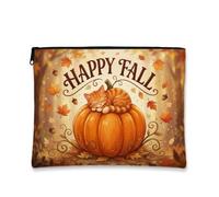 Cozy Autumn Cat and Pumpkins - Trousse per trucchi, 18 x 22 cm