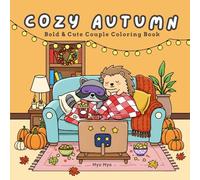 Cozy Autumn: Cute Couple Coloring Book for Relaxation and Fall Lovers - For Adults & Teens