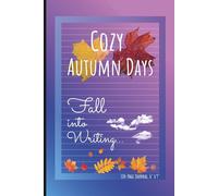 Cozy Autumn Days (Journal) - Fall Into Writing... with a Pink and Purple Gradient Cover: Wide Ruled Notebook for Notes, Journaling and Autumn Inspiration
