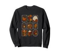 Cozy Autumn Fall Harvest Vintage Collage Cute Fall Felpa