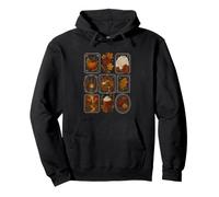 Cozy Autumn Fall Harvest Vintage Collage Cute Fall Felpa con Cappuccio