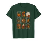 Cozy Autumn Fall Harvest Vintage Collage Cute Fall Maglietta