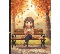 Cozy Autumn Notebook - Cute Girl Edition: Adorable Fall Journal with Cozy Girl Illustration for Writing and Daily Note