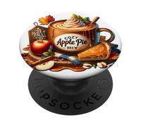Cozy Autumn Stuff With Apple Pie Coffee Mug For Fall Teacher PopSockets PopGrip Adesivo