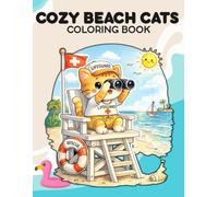 COZY BEACH CATS: COLORING BOOK